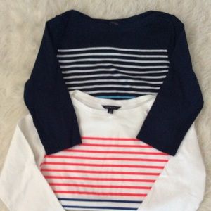 Bundle striped tees
